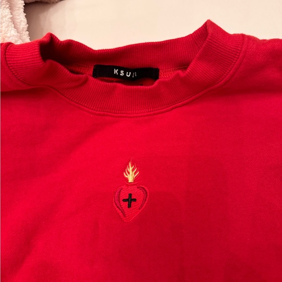 Women’s Ksubi emblazed oh g crimson crew neck - Picture 3 of 3